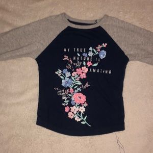 Little girls long sleeve shirt